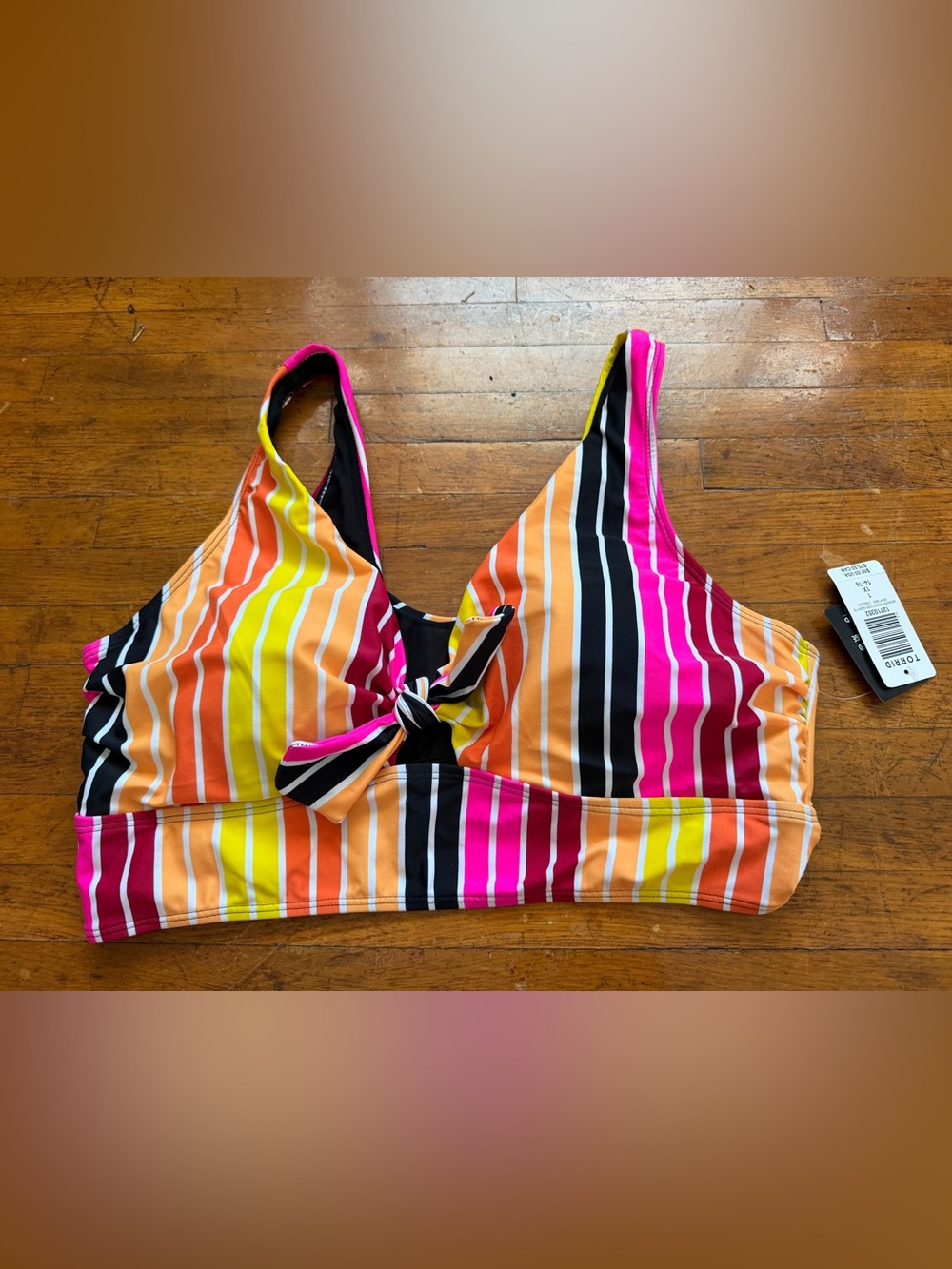 TORRID bikini top with cutout